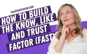 2 Days to Build Your Know-Like-Trust Factor with Video Video Marketing Female Entrepreneur